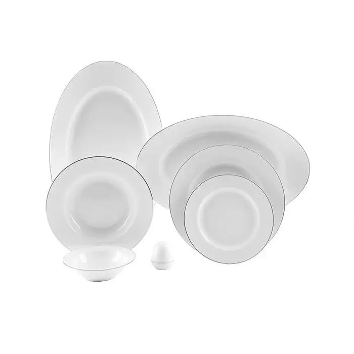 سرویس 28 پارچه چینی زرین-ایتالیا اف (گرد)-6 نفره-سمن